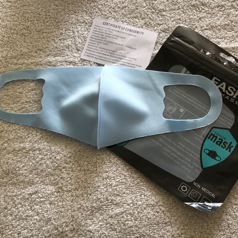 Fashion Facemask 3 PACK mixed colors - Picture 7 of 12